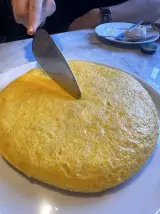Tortilla de patata en Adega Lastras, Betanzos