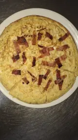 Tortilla de patata en Geltoki Taberna, Moreaga