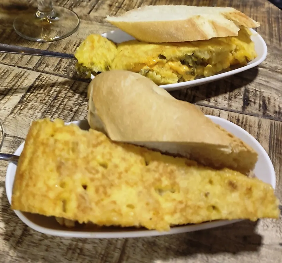 Tortilla en Taberna Trasgu