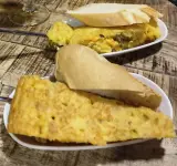 Tortilla de patata en Taberna Trasgu, León