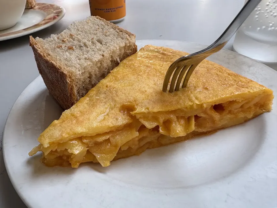 Tortilla en La Tertulia (A Coruña)