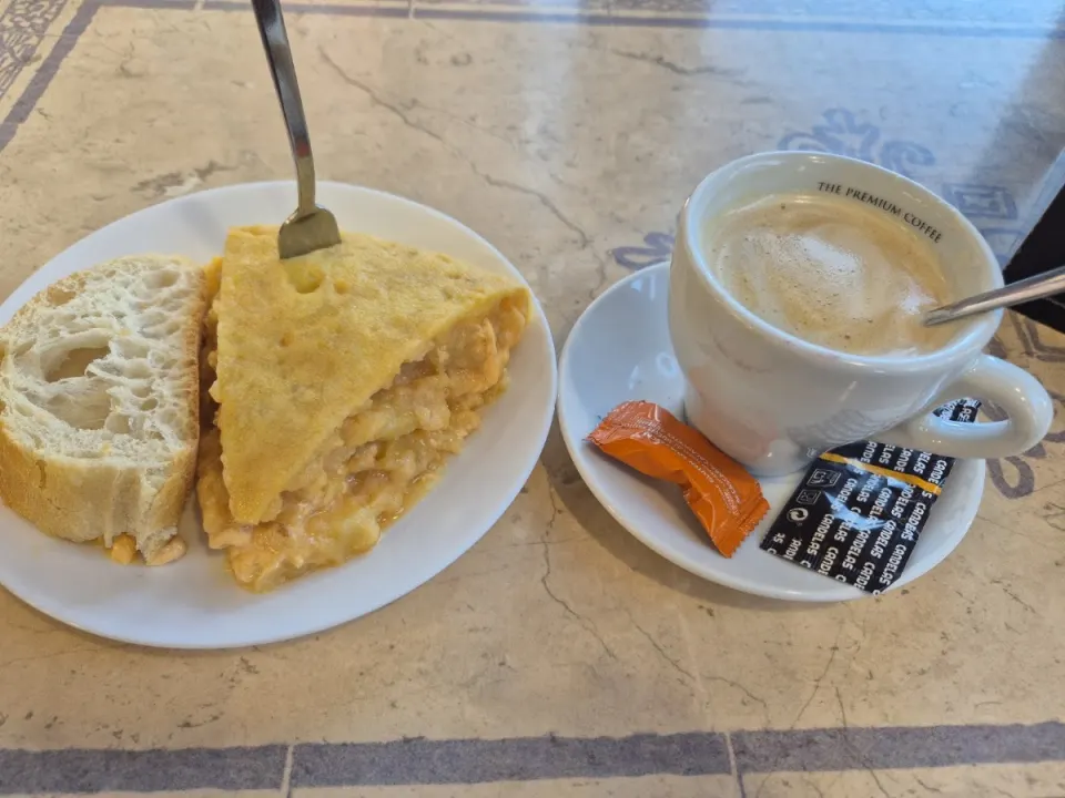 Tortilla en Bar Nuevo Collado Lindo