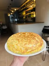 Tortilla de patata en Jaleo Casa Tatas, Jerez de la Frontera