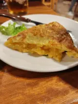 Tortilla de patata en Bar Zalla, Zumaia