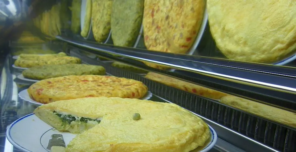 Tortilla en Ultramarinos Bar el Veedor