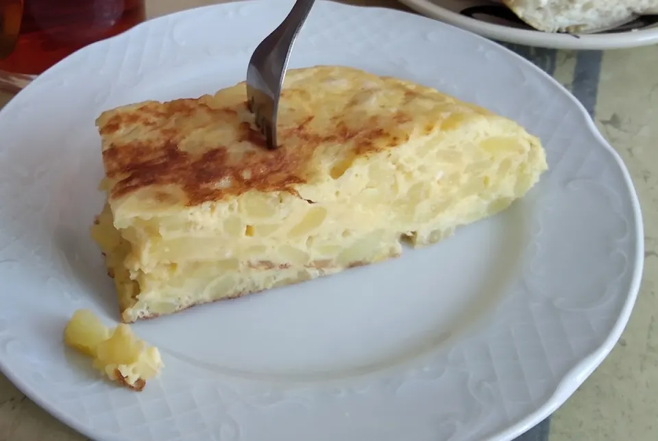 Tortilla en Café-Bar On de Toño