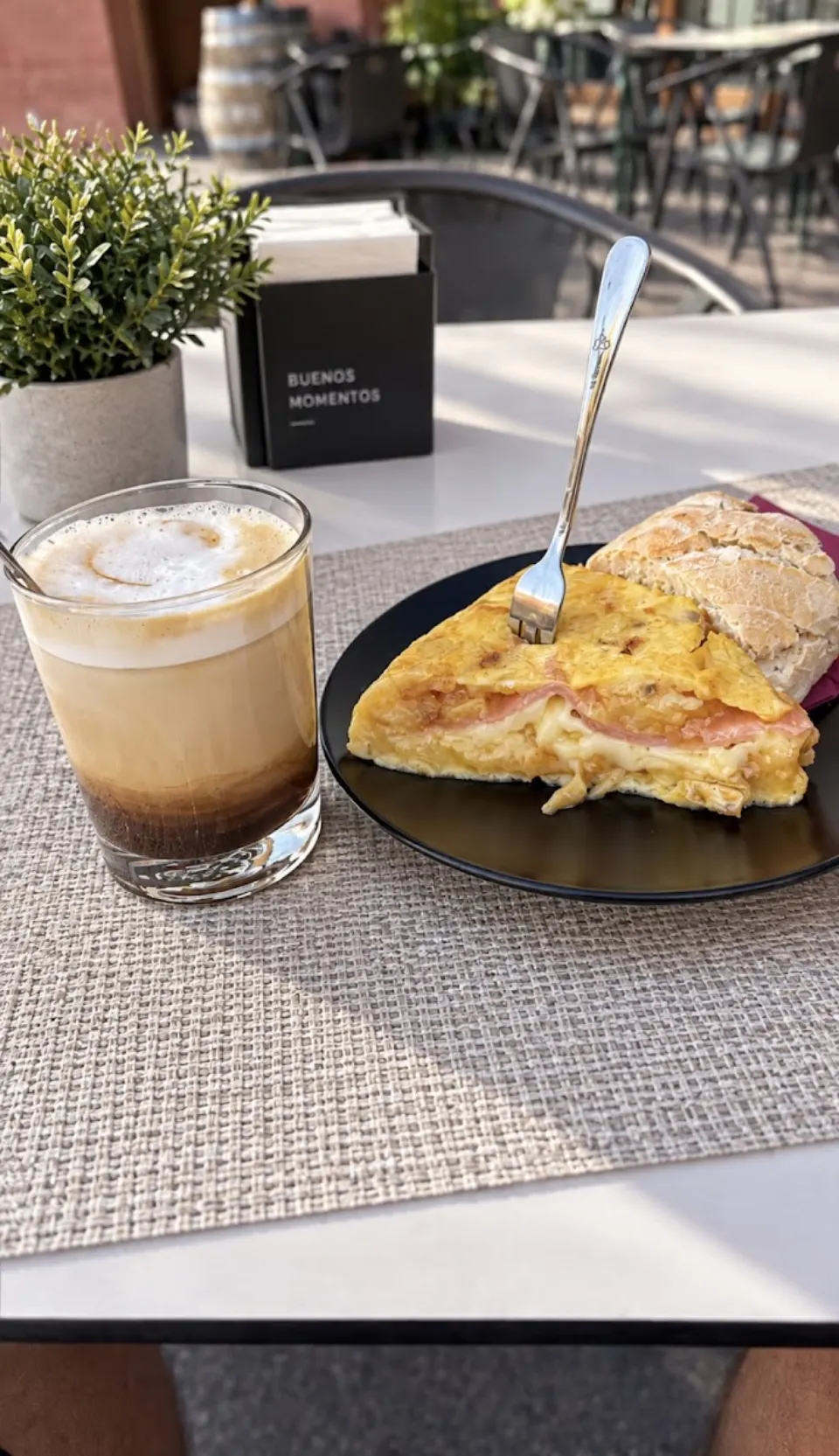 Tortilla en Cafe Izazpi