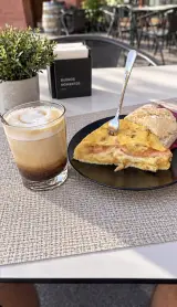 Tortilla de patata en Cafe Izazpi, Zumarraga