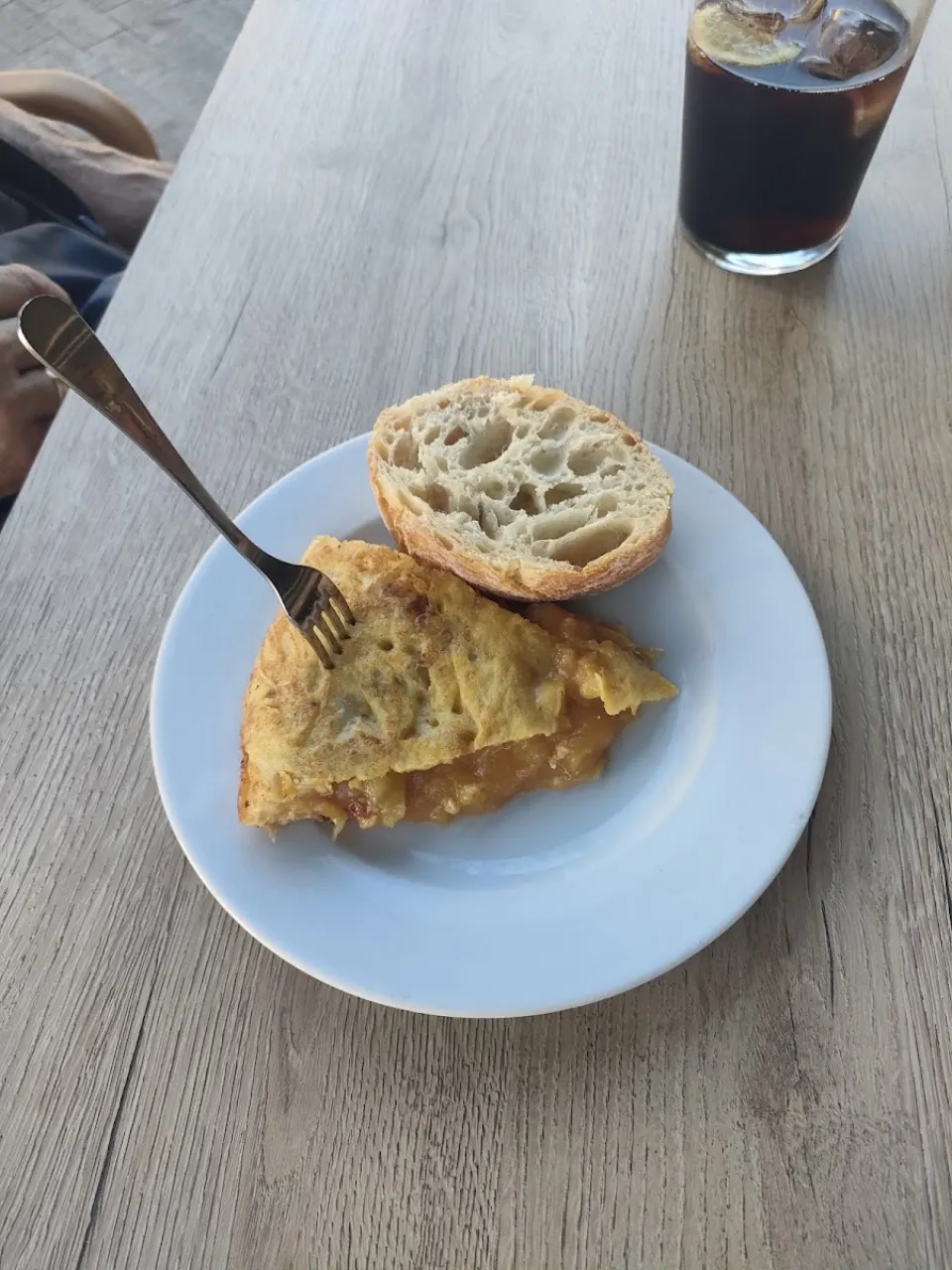 Tortilla en Bianco