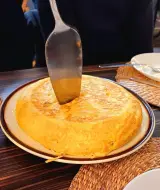 Tortilla de patata en La Tabernita de Ros, San Lorenzo de El Escorial