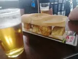 Tortilla de patata en Cafetería Cervecería Karma, Consuegra