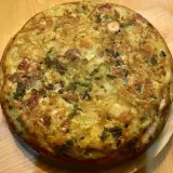 Tortilla de patata en Sidrería la Solarina, Luarca