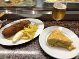 Tortilla de patata en Café Santa Marta Bar, Sevilla