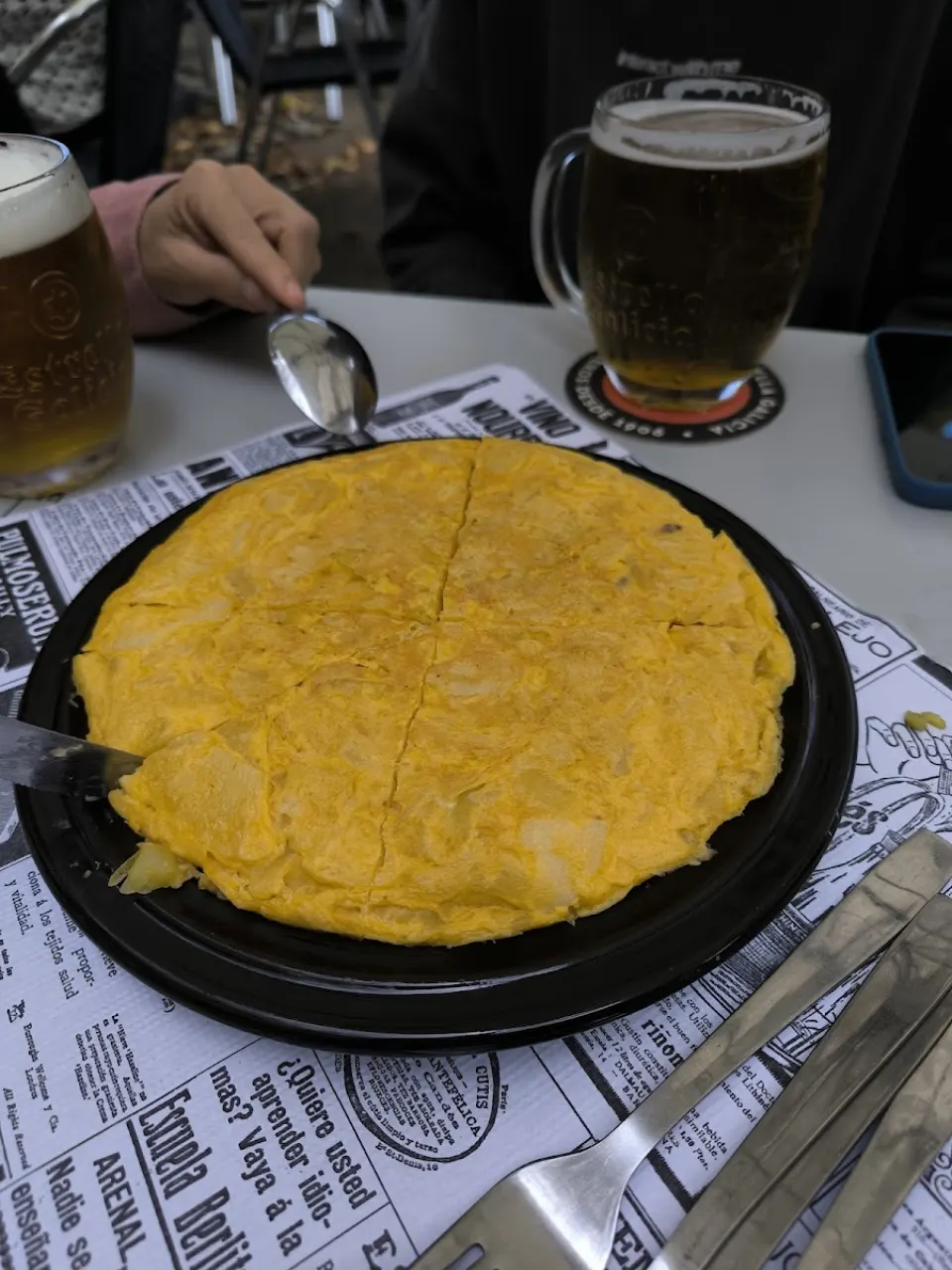 Tortilla en Aperegrina