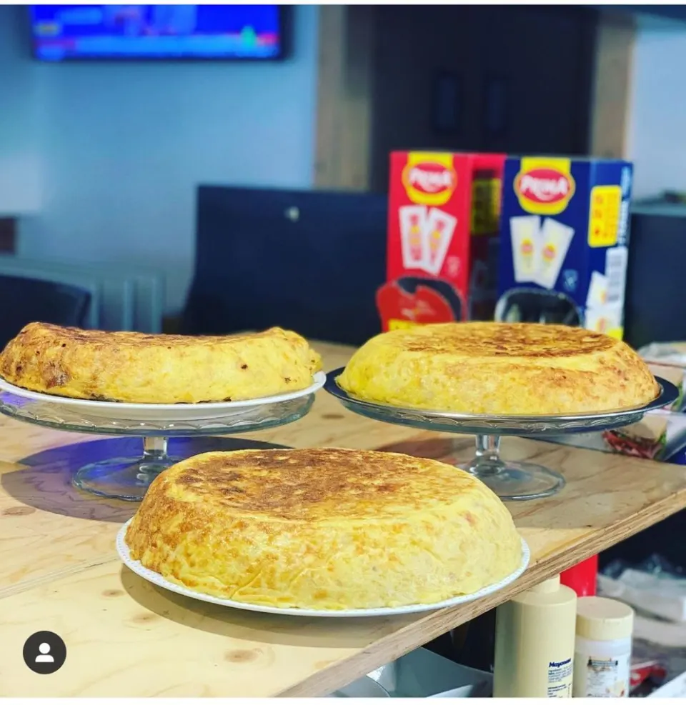 Tortilla en Cafeteria/bar el Groc