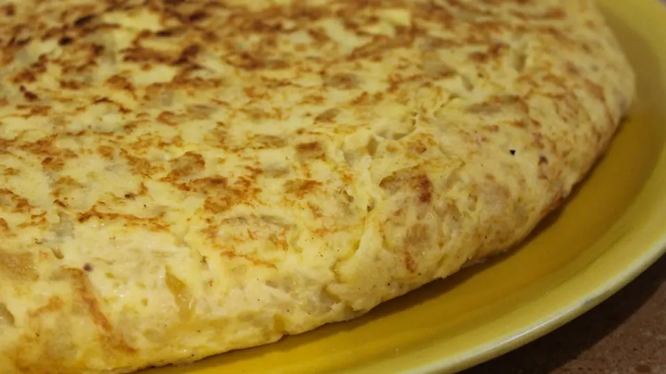 Tortilla en Cafetería Manila
