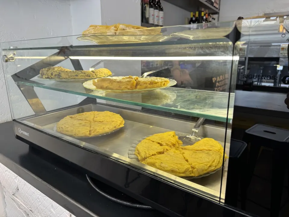 Tortilla en La Maja Tortillería