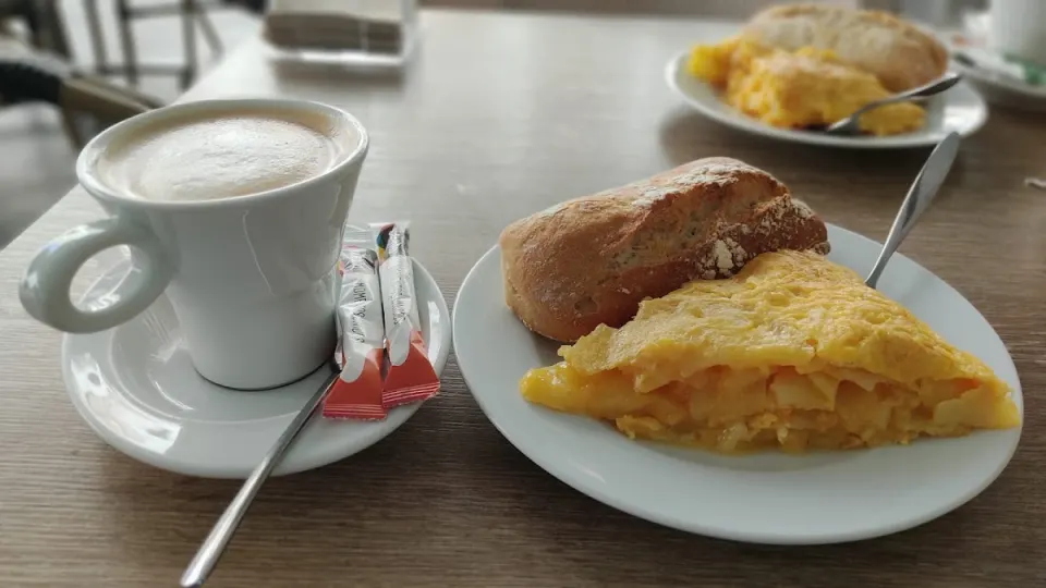 Tortilla en Café Trébol