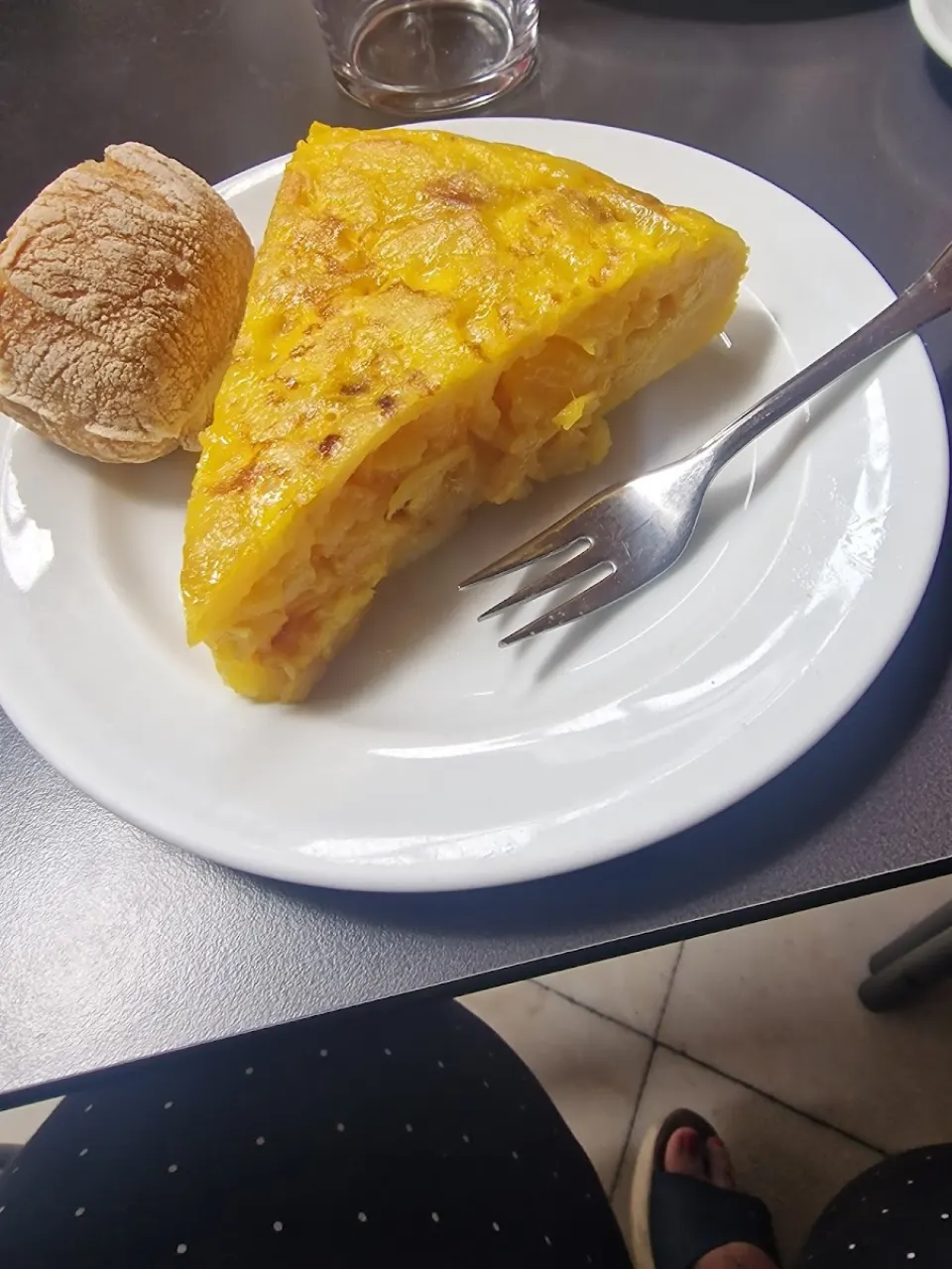 Tortilla en Café Borea