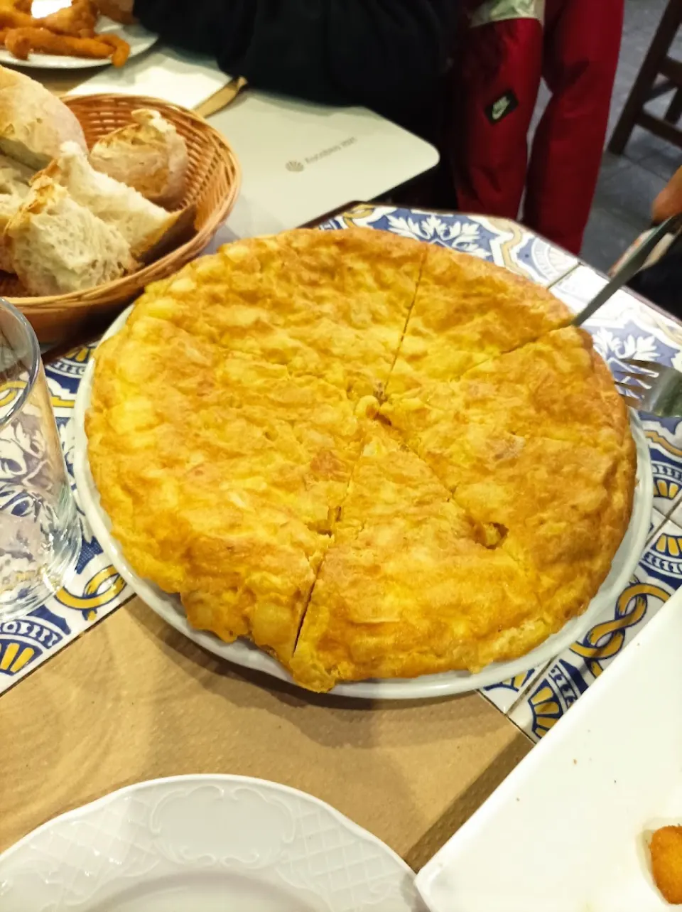 Tortilla en Adega Mandil