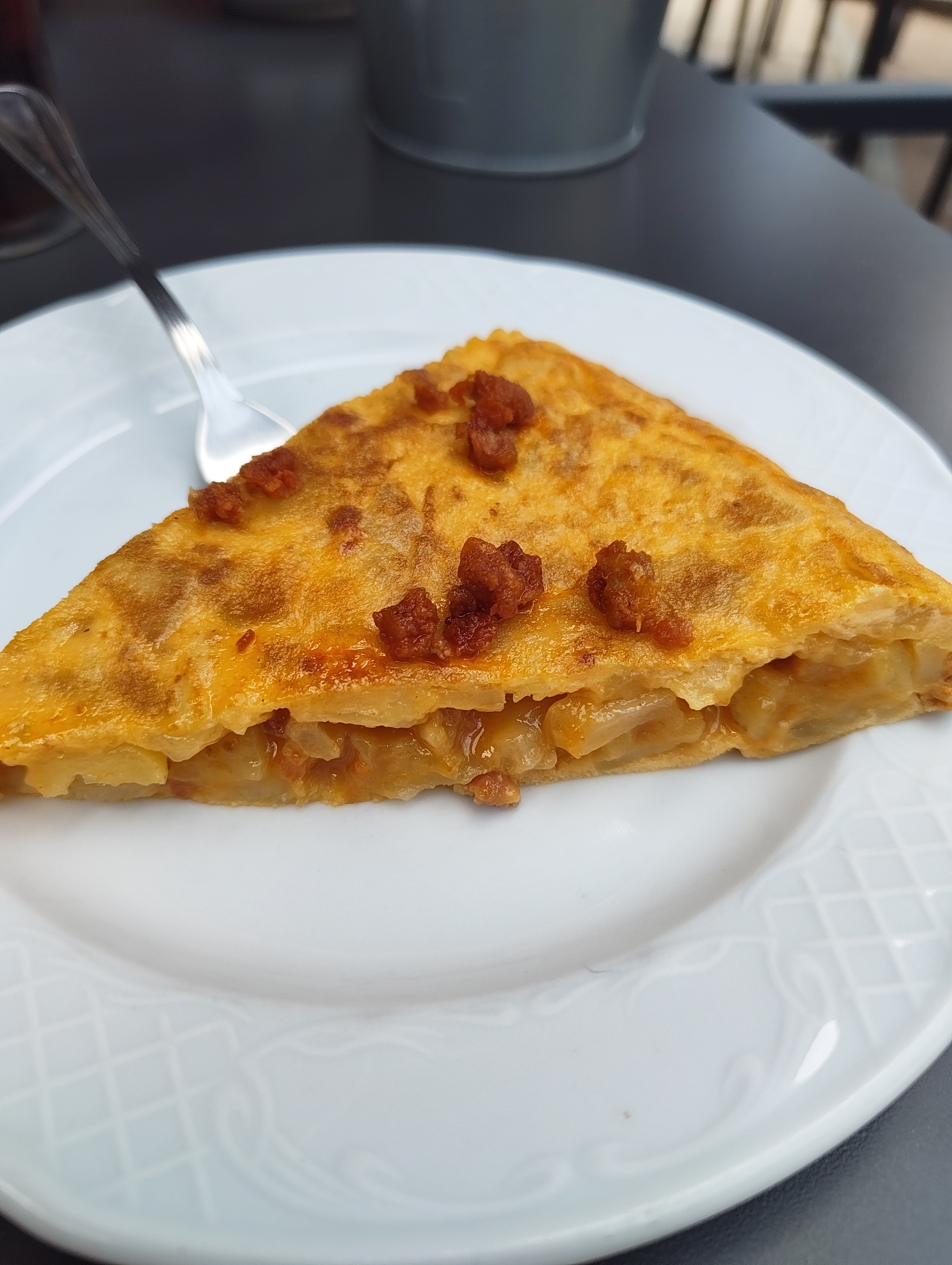 Tortilla en Bar Izarra Berango