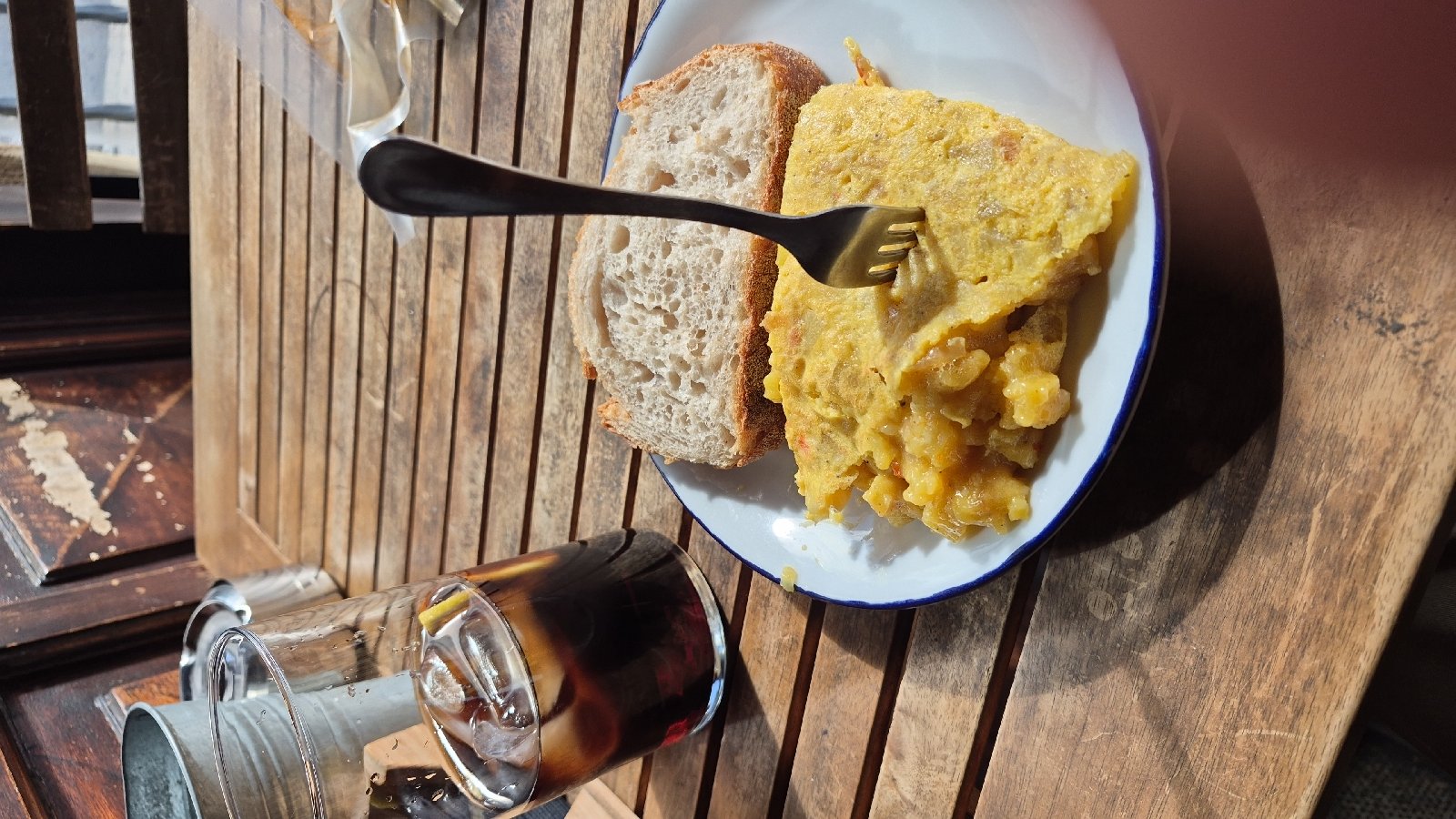 Tortilla de patata en Asador Borda, Getxo