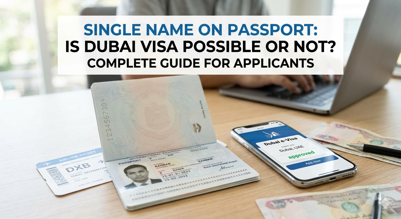 Single Name on Passport? Here’s How to Get a Dubai Visa Online Without Rejection