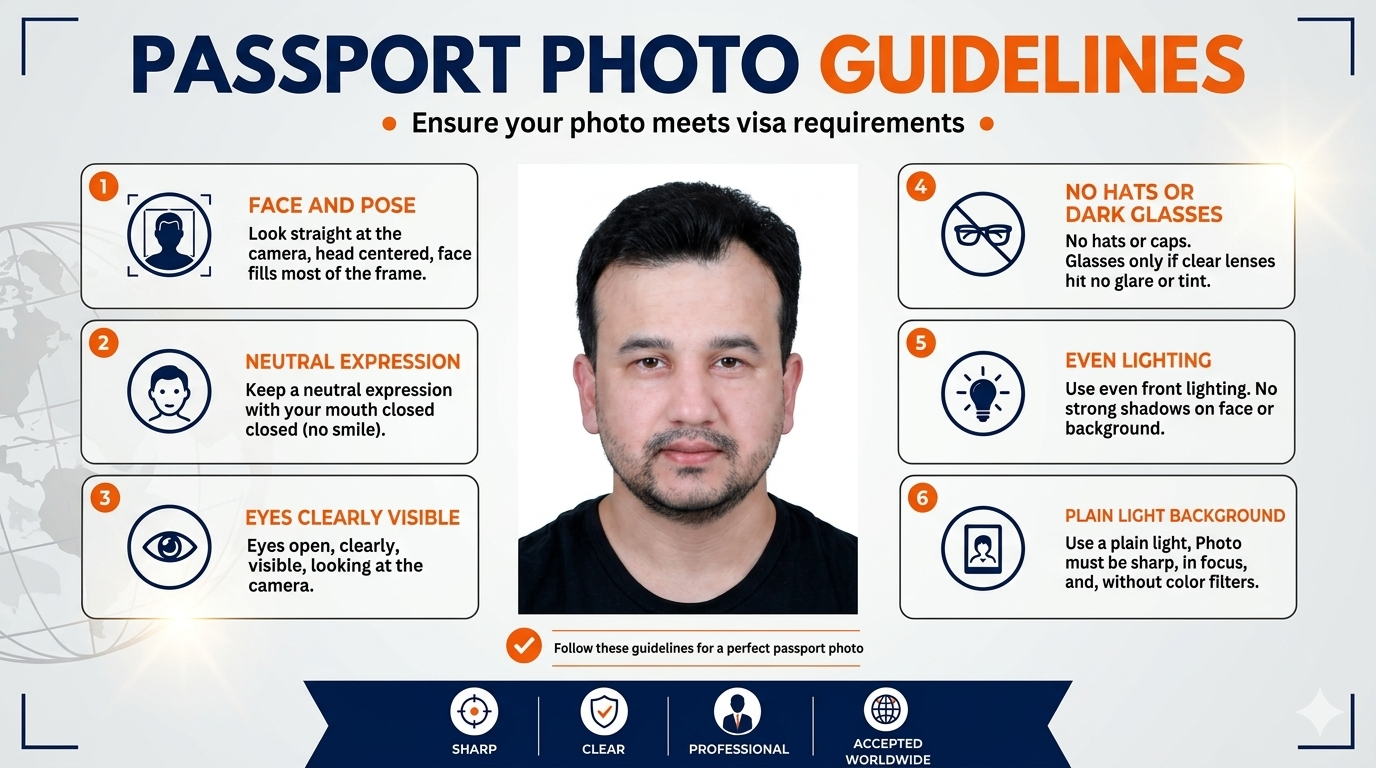 From Today Onward Only ICAO Standard Pictures Accepted for Dubai Visa Applications (2026 Update)