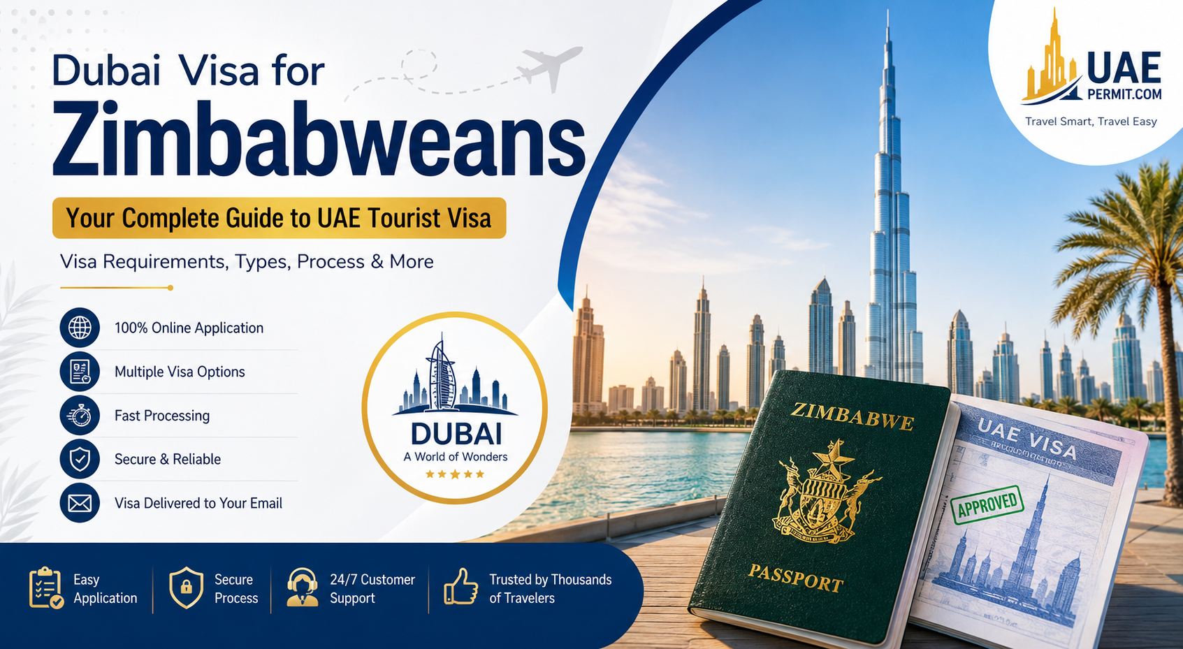Dubai Visa for Zimbabweans (2026): Complete Guide for Zimbabwe Passport Holders