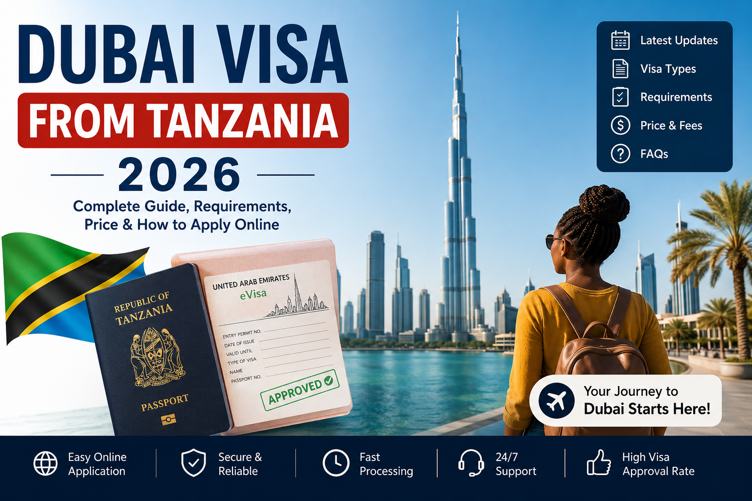 Dubai Visa from Tanzania (2026): Complete UAE Visa Guide for Tanzanian Citizens