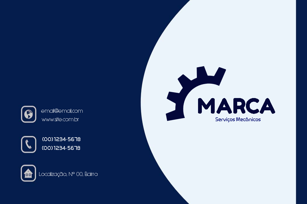 Cartão de Visita Oficina Mecânica Profissional para Editar Cartão de Visita Oficina Mecânica Profissional para Editar
