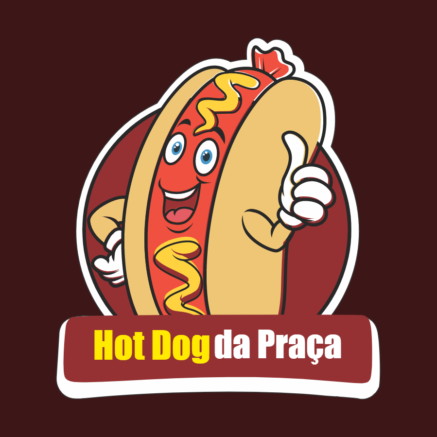 Logo de Hot Dog com Mascote para Editar Online Logo de Hot Dog com Mascote para Editar Online