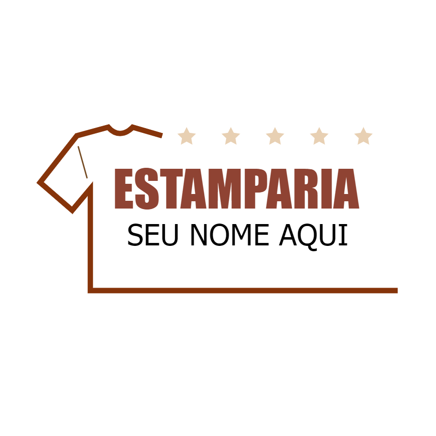 Logo Editável para Estamparia e Uniformes para Criar Logo Editável para Estamparia e Uniformes para Criar