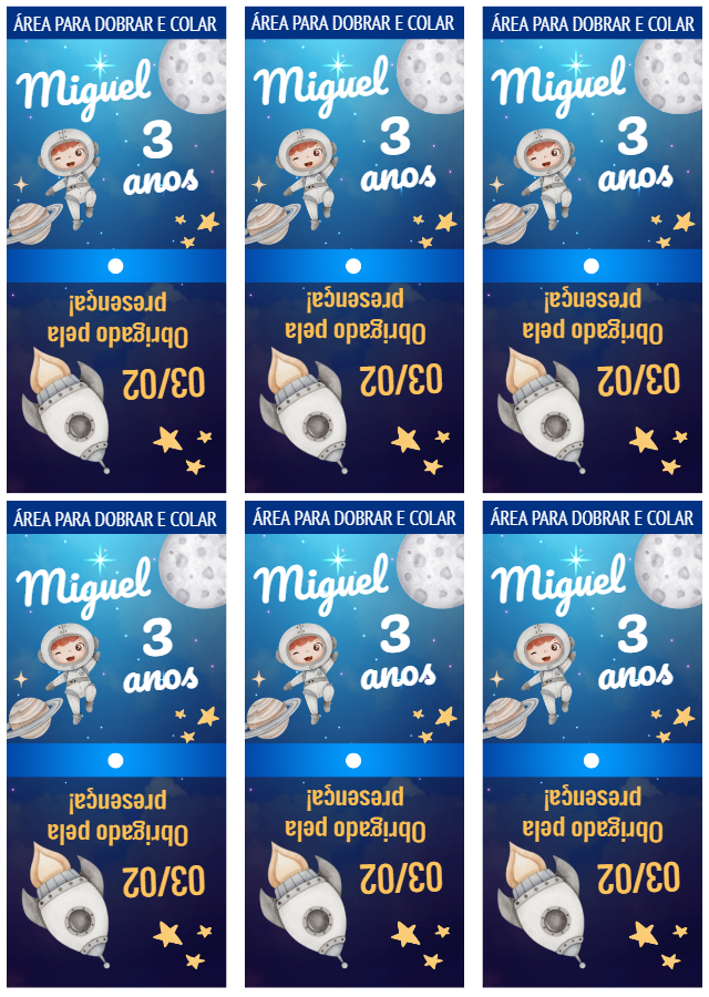 Capa para Pirulito Astronauta para Editar Online Capa para Pirulito Astronauta para Editar Online