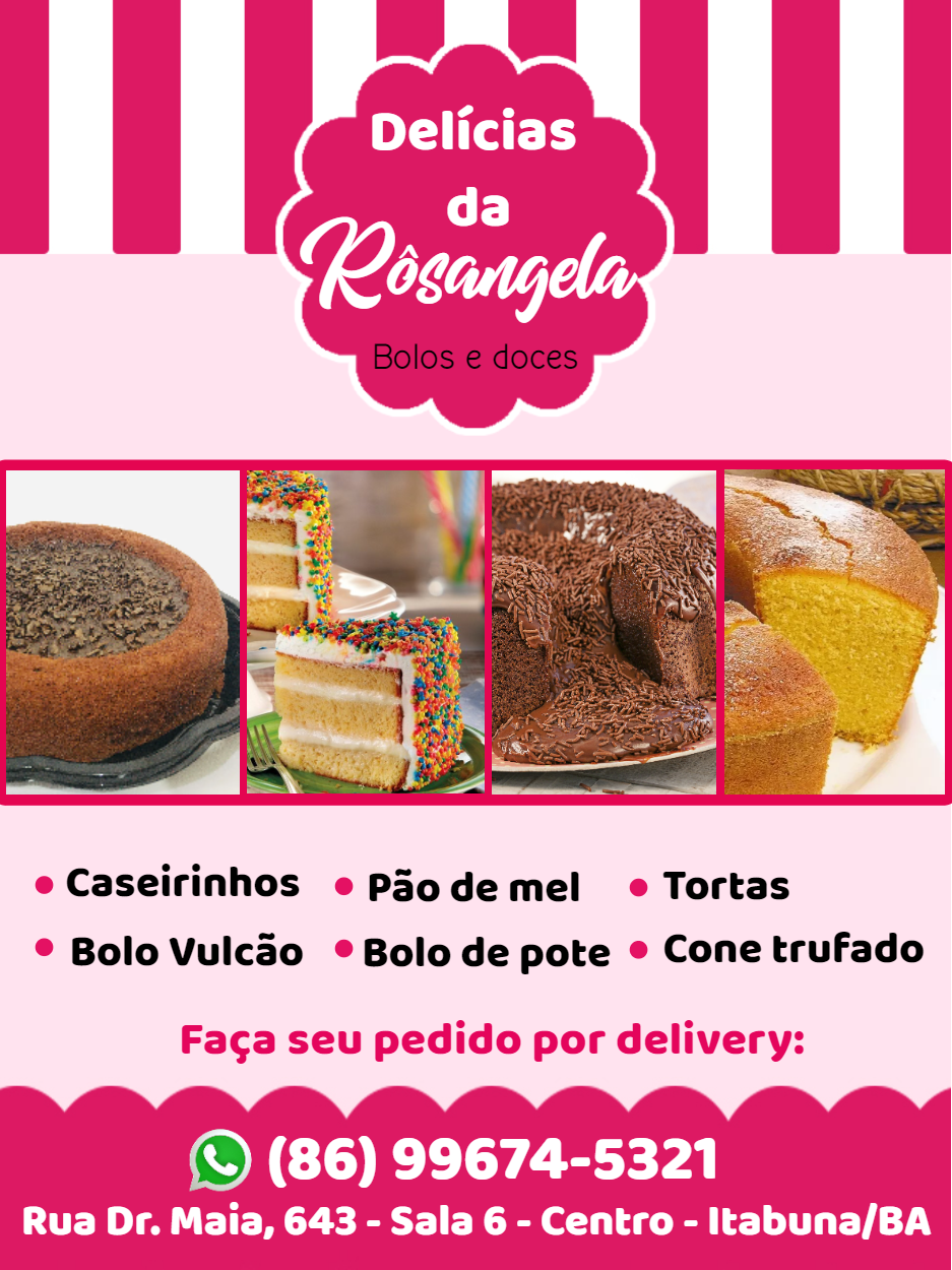 Folheto de Confeitaria com Bolos e Doces para Editar Online Folheto de Confeitaria com Bolos e Doces para Editar Online