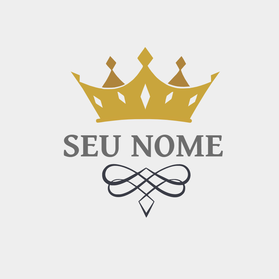 Logo de Coroa Dourada Editável Online para sua Marca Logo de Coroa Dourada Editável Online para sua Marca