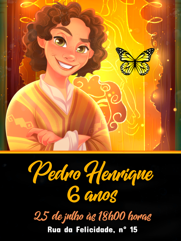 Convite Aniversário Camilo Encanto para Editar Online Convite Aniversário Camilo Encanto para Editar Online