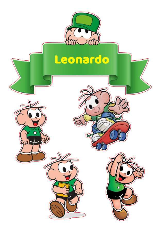 Topo de Bolo Aniversário Cebolinha para Editar Online Topo de Bolo Aniversário Cebolinha para Editar Online