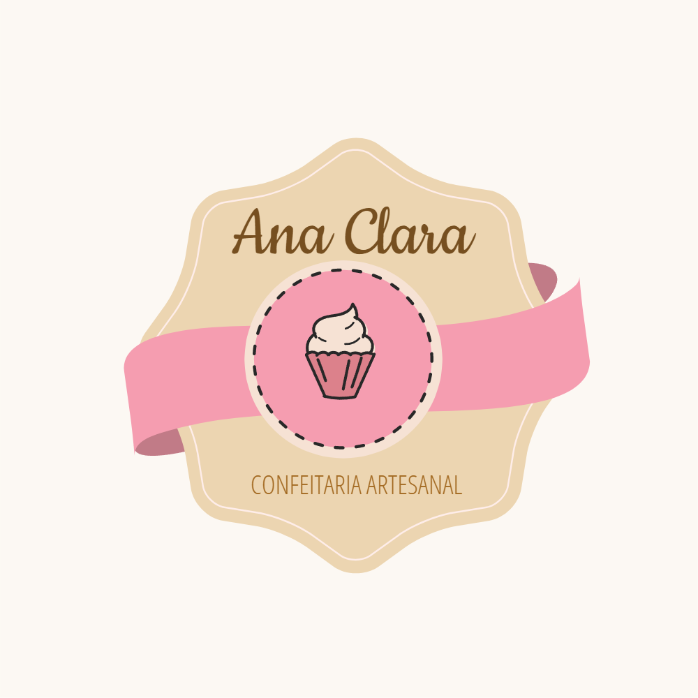 Logo Editável para Confeitaria e Doces para Personalizar Logo Editável para Confeitaria e Doces para Personalizar