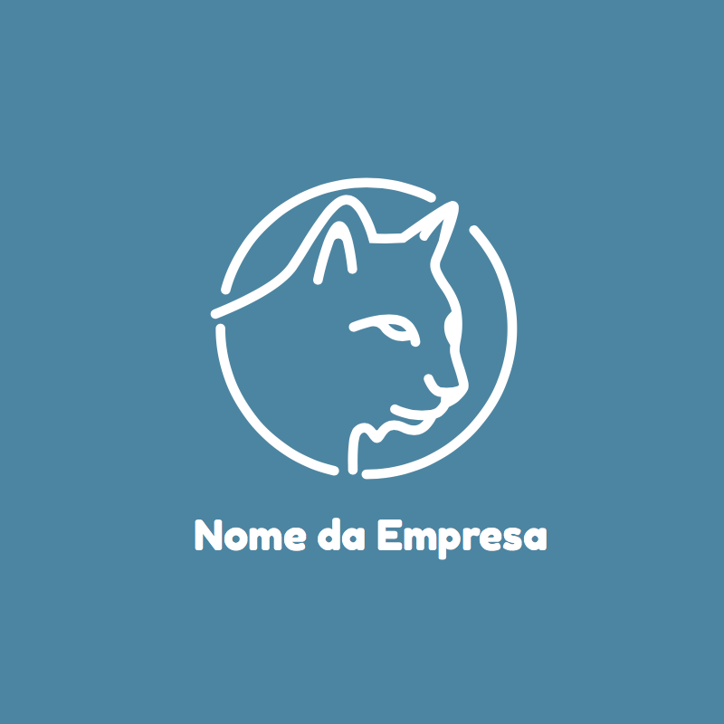 Logo Pet Shop Gato Moderno para Editar Online Logo Pet Shop Gato Moderno para Editar Online