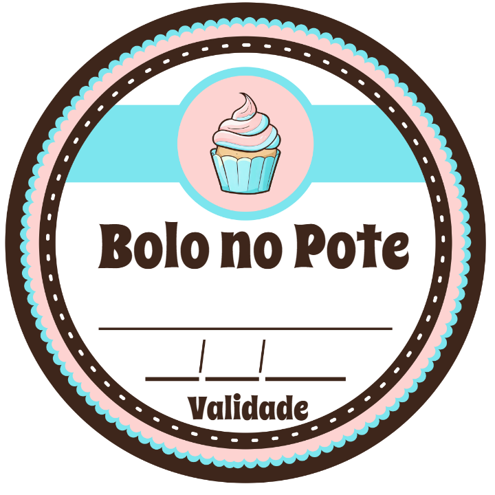 Adesivo Editável Online para Bolo no Pote para Imprimir Adesivo Editável Online para Bolo no Pote para Imprimir