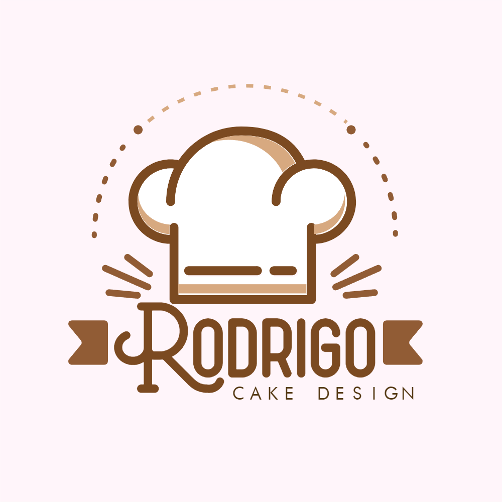 Logo Editável de Confeitaria com Chapéu de Chef para Criar Logo Editável de Confeitaria com Chapéu de Chef para Criar