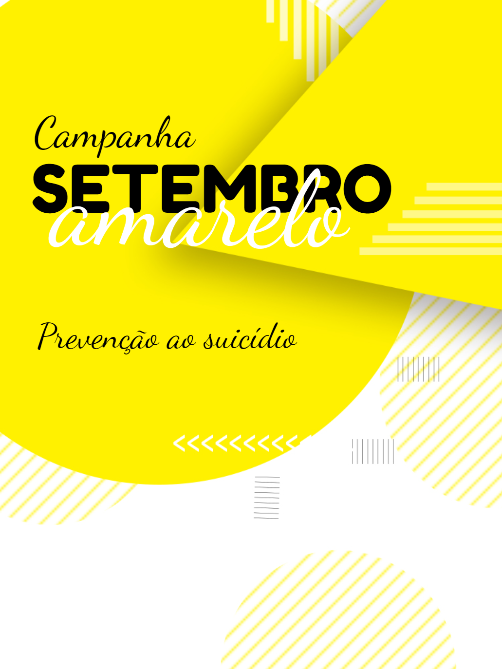 Arte Setembro Amarelo para Editar Online e Conscientizar