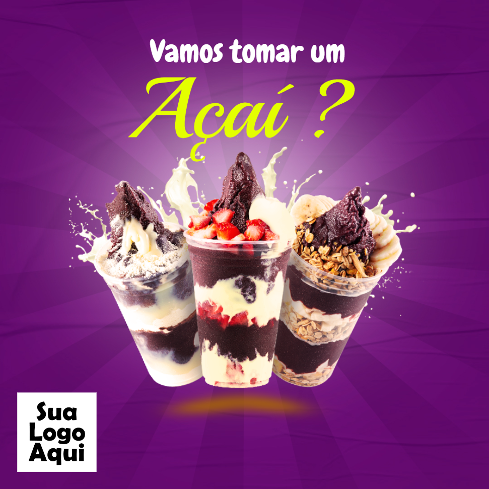 Post Editável para Açaíteria: Crie seu Anúncio Online Post Editável para Açaíteria: Crie seu Anúncio Online