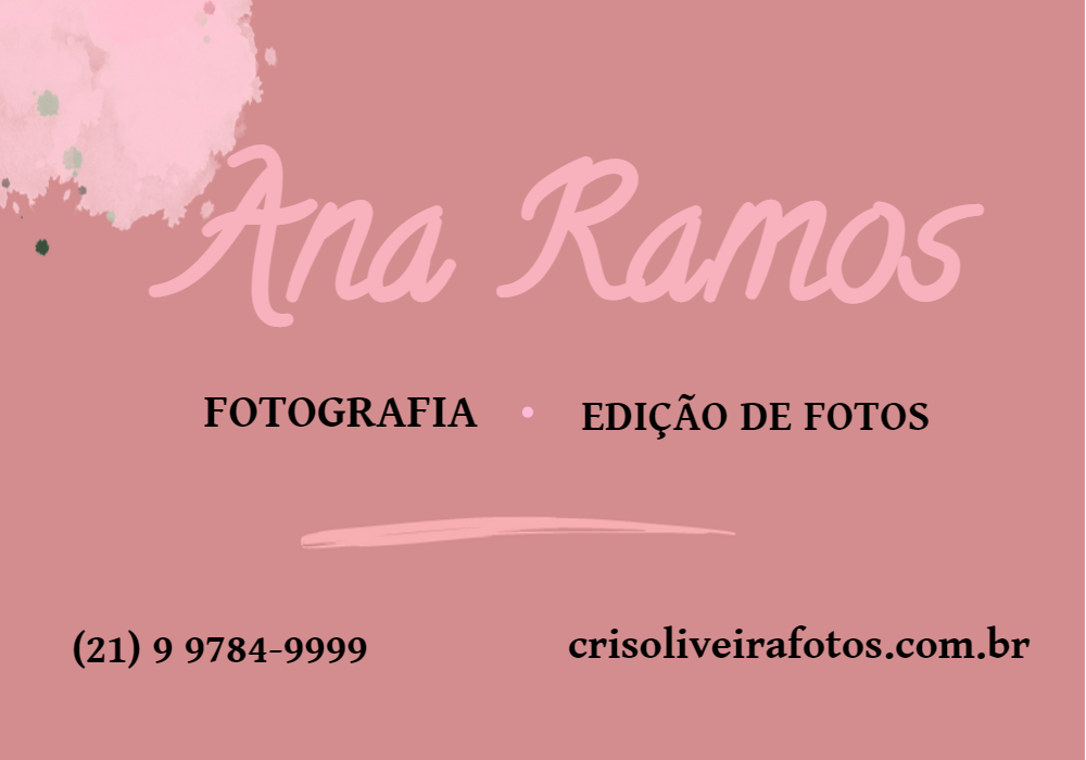 Cartão de Visita Digital para Fotógrafa para Editar Online Cartão de Visita Digital para Fotógrafa para Editar Online