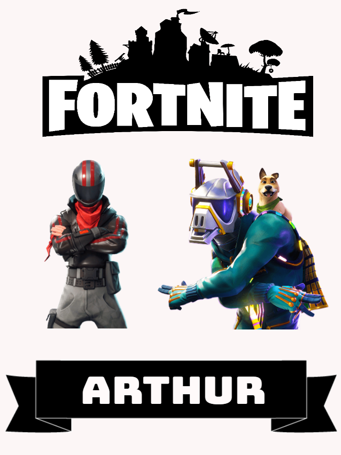 Topo de Bolo Fortnite com Personagens para Editar e Imprimir Topo de Bolo Fortnite com Personagens para Editar e Imprimir