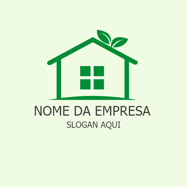 Logotipo Casa Verde Sustentável para Editar Online Logotipo Casa Verde Sustentável para Editar Online
