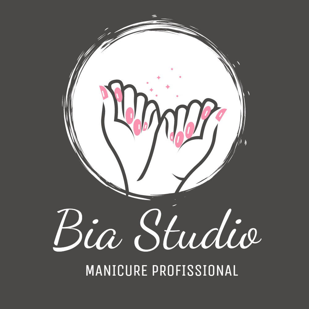 Logo Editável para Manicure e Designer de Unhas Logo Editável para Manicure e Designer de Unhas