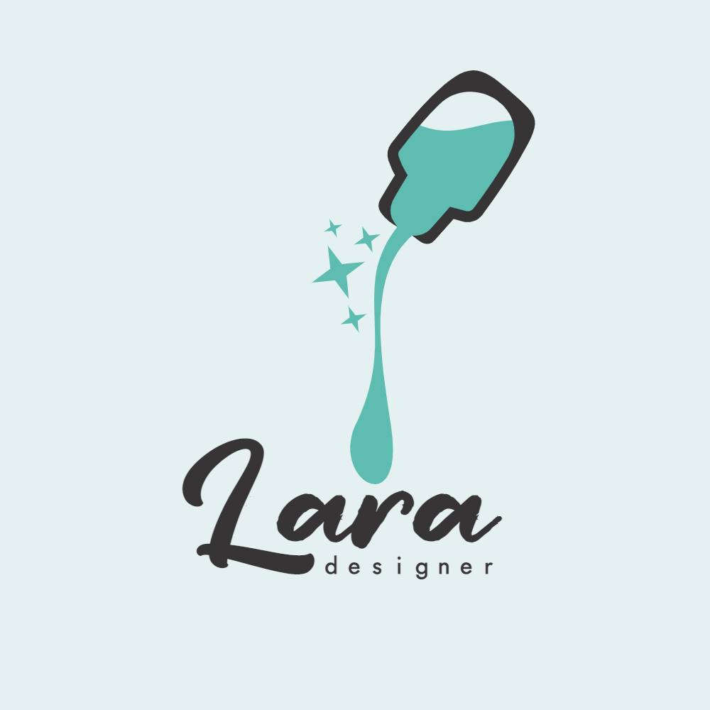 Logotipo Editável Manicure e Nail Designer para Editar Logotipo Editável Manicure e Nail Designer para Editar