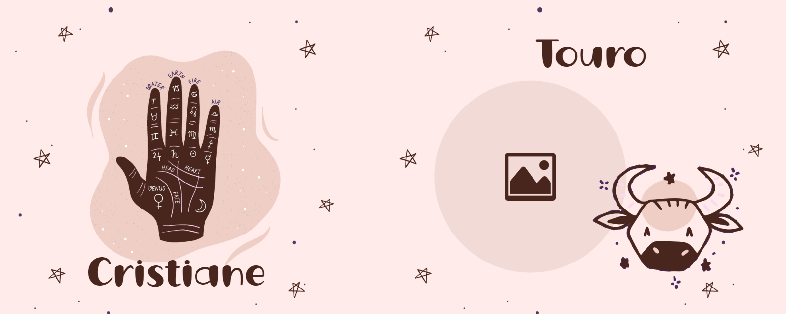 Arte para Caneca Signo Touro com Foto para Editar Online Arte para Caneca Signo Touro com Foto para Editar Online